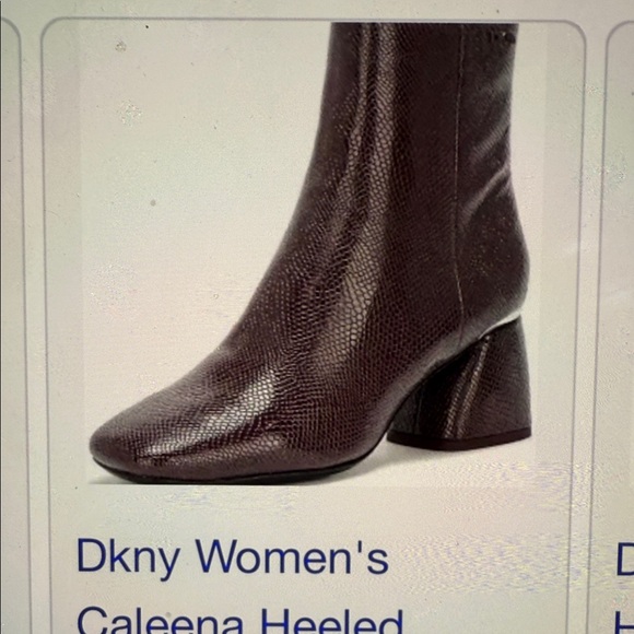DKNY Women's Caleena Heeled bootie-Dark Cherry - Picture 1 of 4